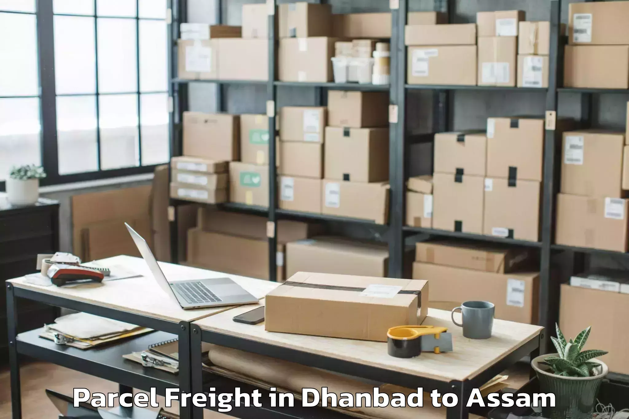 Quality Dhanbad to Bokolia Parcel Freight